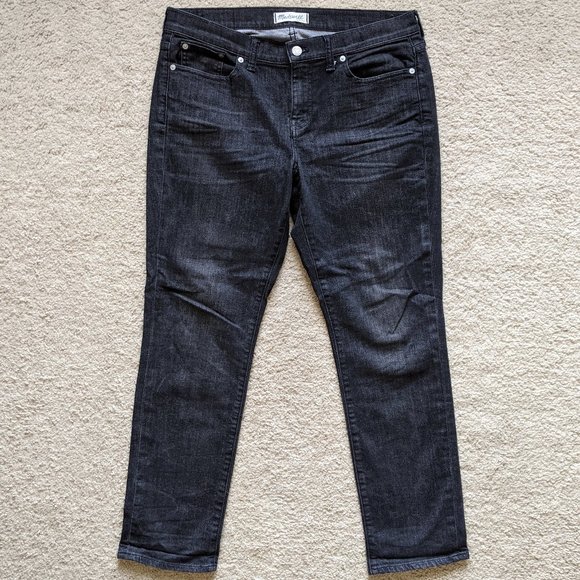 Madewell Denim - Madewell Slim Boyjean Dark Rinse Seneca Wash